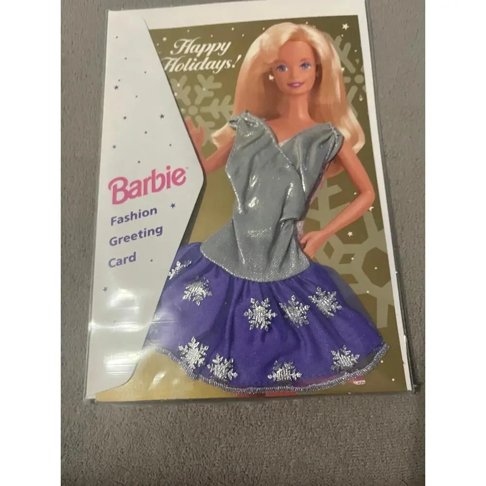 Barbie Happy Holidays fashion card‎